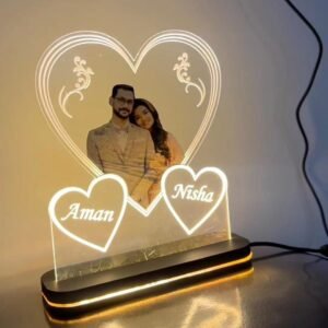 Zupppy Photo Frames LED Table Top – Modern, Stylish, and Adjustable Table Lamp