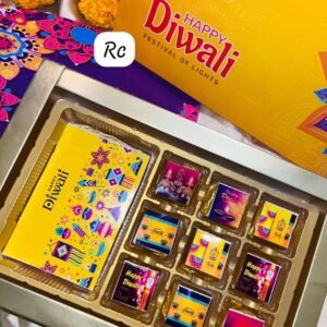 Zupppy Diyas & Candles Edible Chocolate Crackers for Diwali – Assorted Flavors with Diwali Message Chocolates