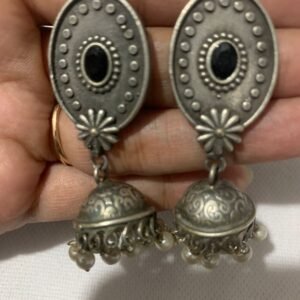 Zupppy Handmade Products Elegant Silver Replica Earrings: Timeless, Affordable, Lightweight, and Hypoallergenic Design