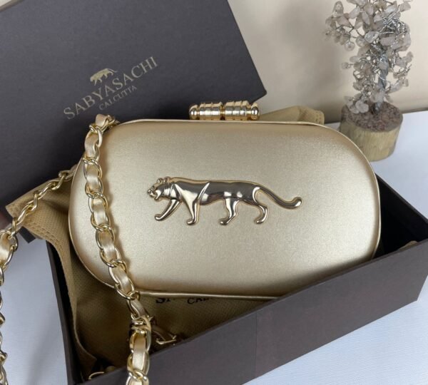 Zupppy Accessories Exquisite Sabyasachi Clutch – Timeless Elegance with Premium PU Leather & Metal Chain Detailing