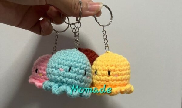 Zupppy Handmade Products Handmade Keychain-octopus