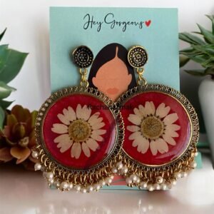 Zupppy Handmade Products Daisy Jhumka – WR