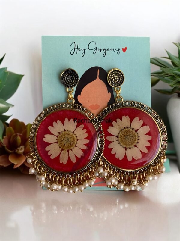 Zupppy Handmade Products Daisy Jhumka – WR