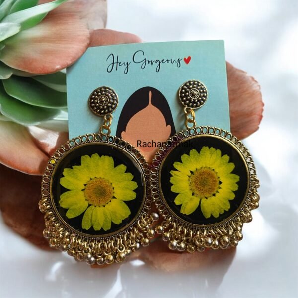 Zupppy Handmade Products Daisy Jhumka – YB