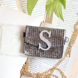 Zupppy Handmade Products Sparkling Rhinestone Phone Case with Card Sling