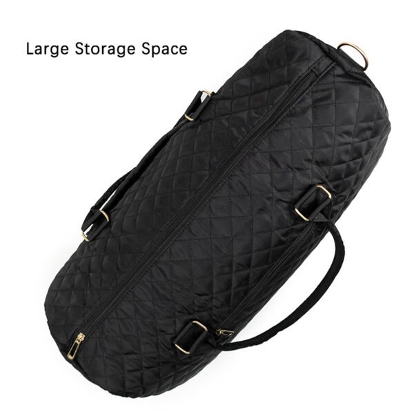 Zupppy Accessories Quilted Carousel Wash Bag – Stylish & Spacious Travel Essential for Women