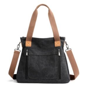 Zupppy Accessories On The Go: Portable Canvas Tote Bag for Busy Women – Durable and Stylish Shoulder Bag