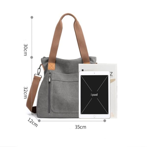 Zupppy Accessories On The Go: Portable Canvas Tote Bag for Busy Women – Durable and Stylish Shoulder Bag