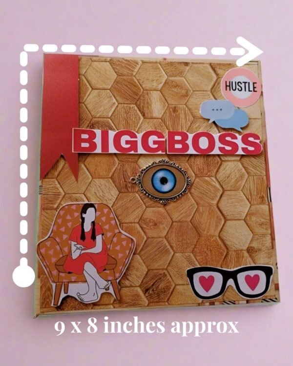 Zupppy Scrap book Rainvas Big Boss Theme Personalised Scrapbook | Funny Quirky Gifts