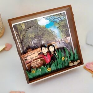 Zupppy Customized Gifts Rainvas Couple Custom Pebble Art | Newlyweds, Anniversary & Romantic Gift