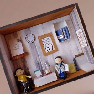 Zupppy Photo Frames Rainvas Customized Doctor’s Clinic Miniature Shadow Box Frame