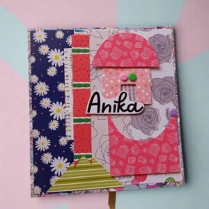 Zupppy Album Rainvas Baby Girl Floral Colorful Keepsake Photo Album Scrapbook