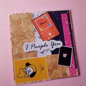 Zupppy Customized Gifts Personalized K-pop BTS Blackpink Scrapbook with Photo | Ideal Gift for Girls