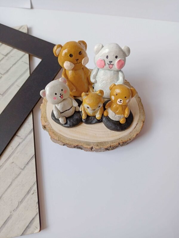 Zupppy handmade Rainvas Personalized Milk & Mocha Family Miniature