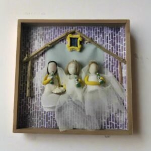 Zupppy Customized Gifts Rainvas “The One with the Wedding Dresses” Pebble Art | Friends TV Inspired