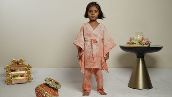 Zupppy Apparel Marble Print Kaftan Set