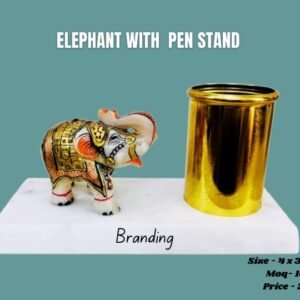 Zupppy Gifts Elephant Pen Stand – Stylish Desk Organizer