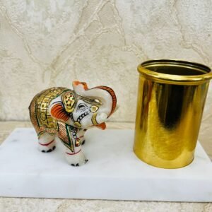 Zupppy Gifts Elephant Pen Stand – Stylish Desk Organizer