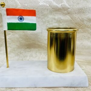 Zupppy Gifts Patriotic Flag with Functional Pen Stand